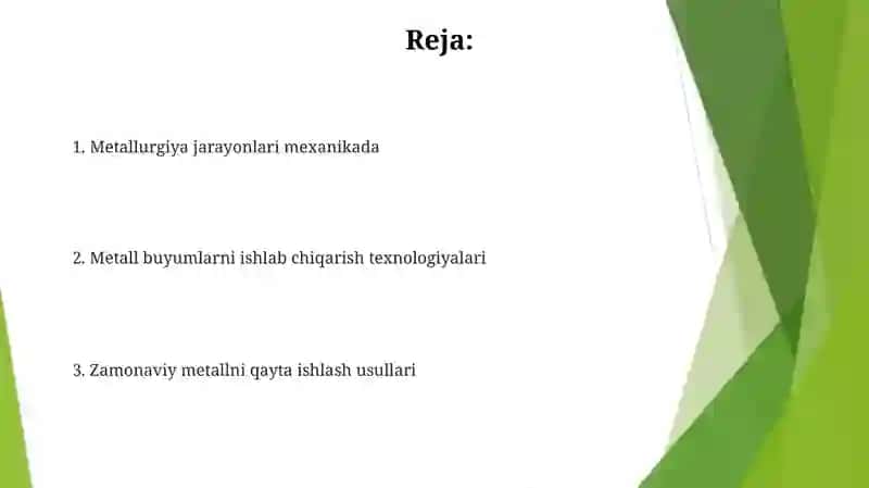 Metallarga Texnik Ishlov Berish 2