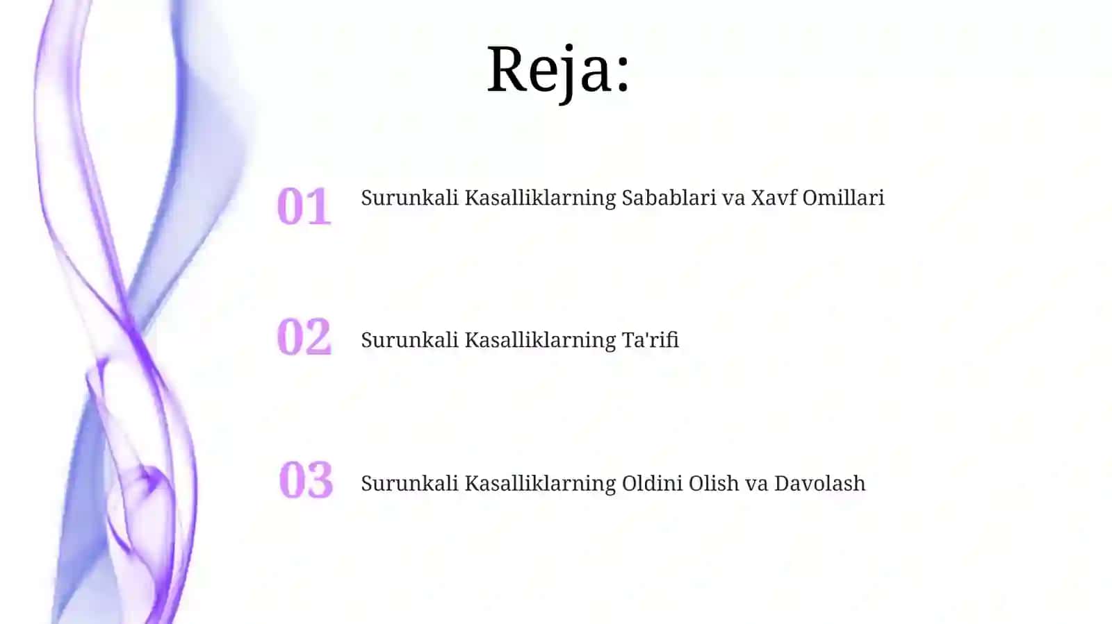 Surunkali Kasalliklarning Sabablari va Xavf Omillari 2