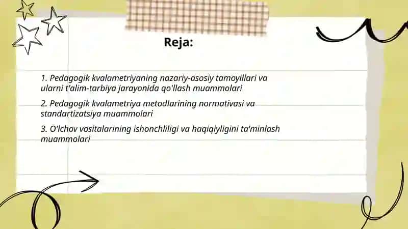 Pedagogik kvalametriya metodlaridan foydalanish muammolari 2