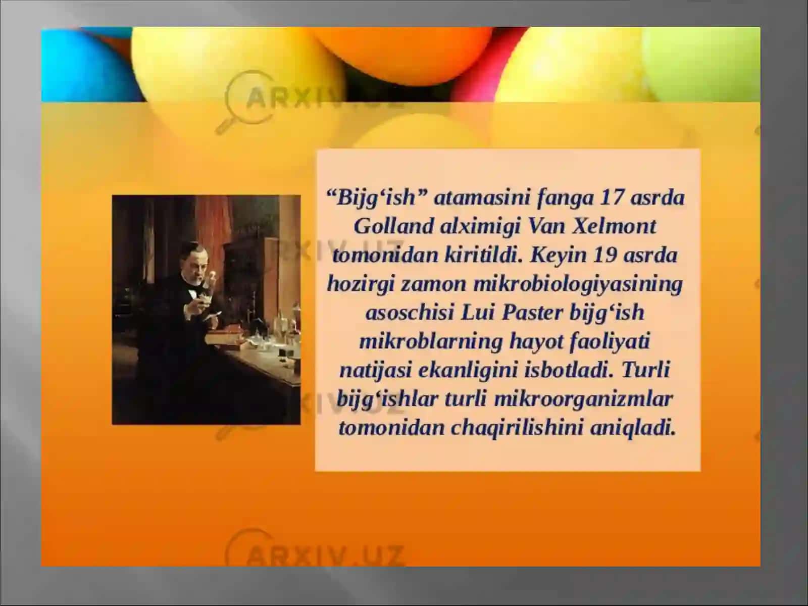 Yog‘ kislotali va atseton butilli bijg‘ish 2
