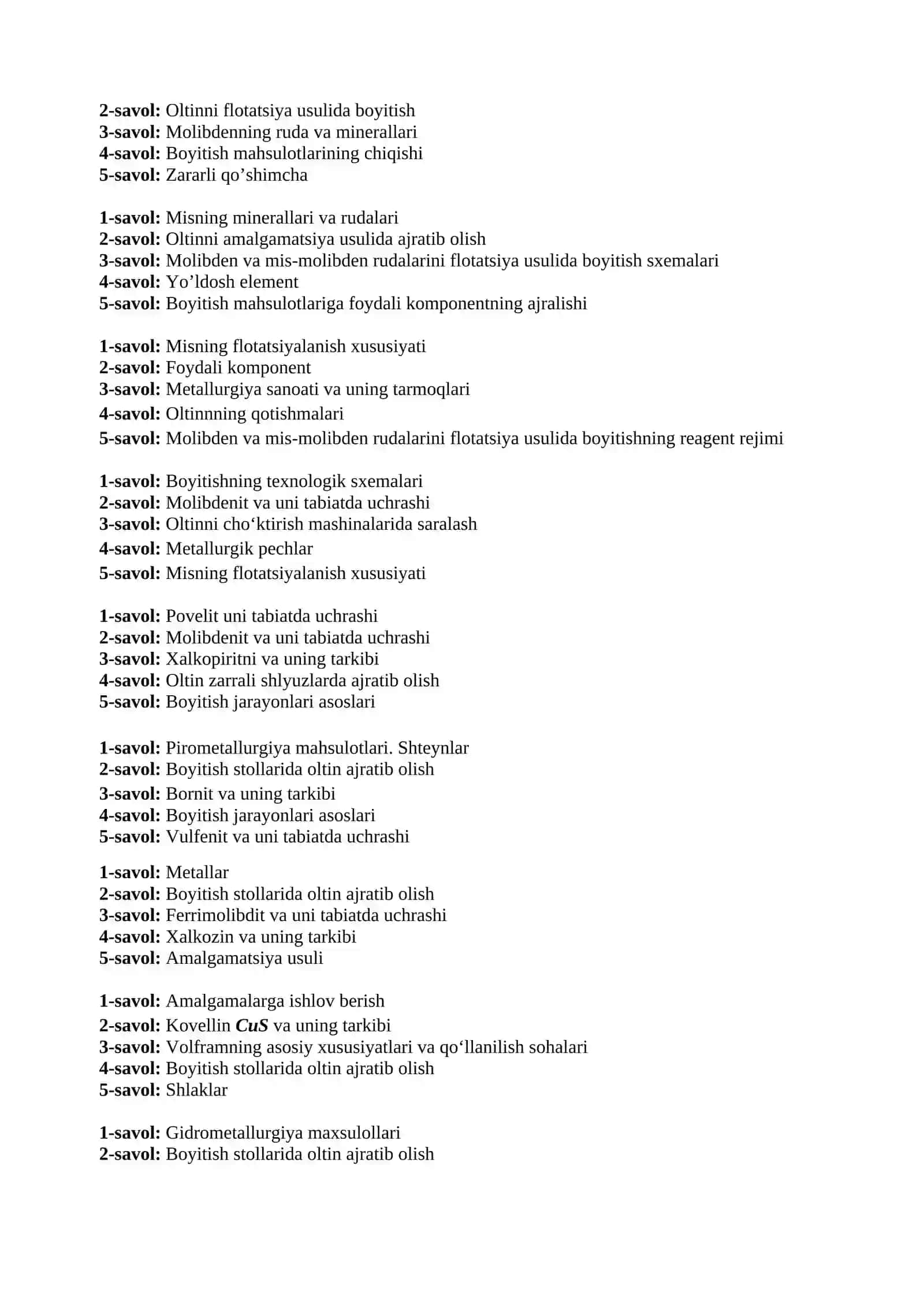 Qo‘rg‘oshinning asosiy xossalari va qo‘llanilish o‘rinlari 2