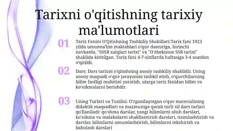Tarix Fanini O'Qitishning Tashkiliy Shakillari 2