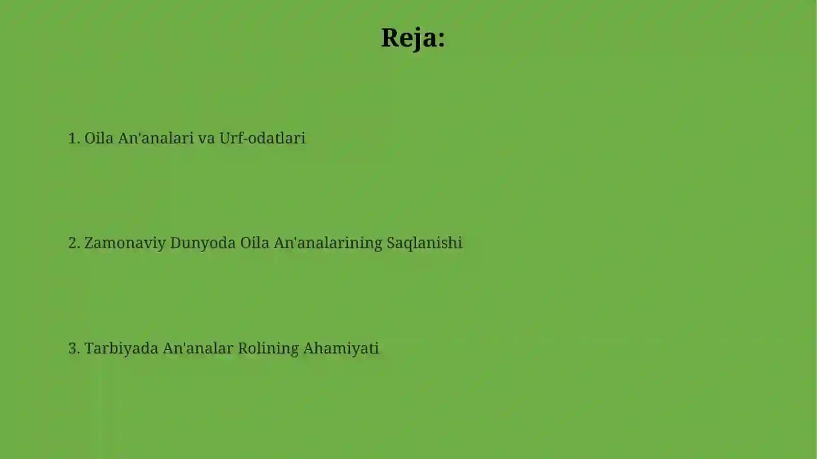 Tarbiyada oilaviy udumlar va anʼanalar 2