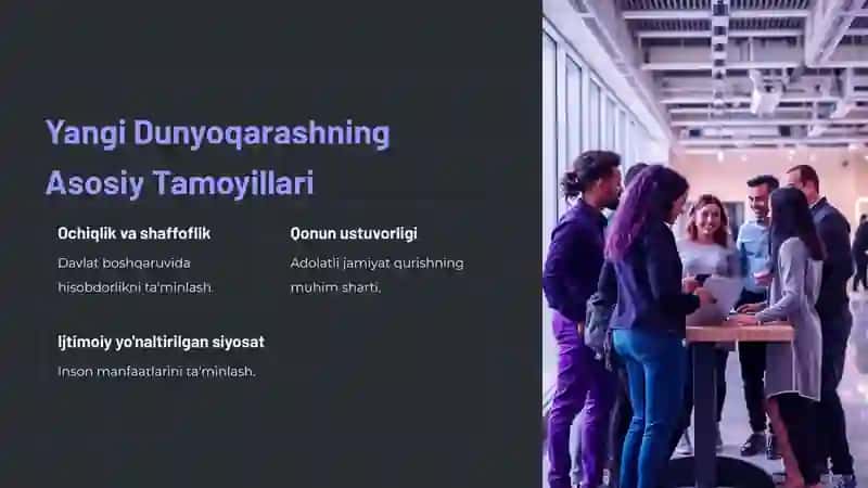 Yangi O'zbekiston – Yangi Dunyoqarash 2