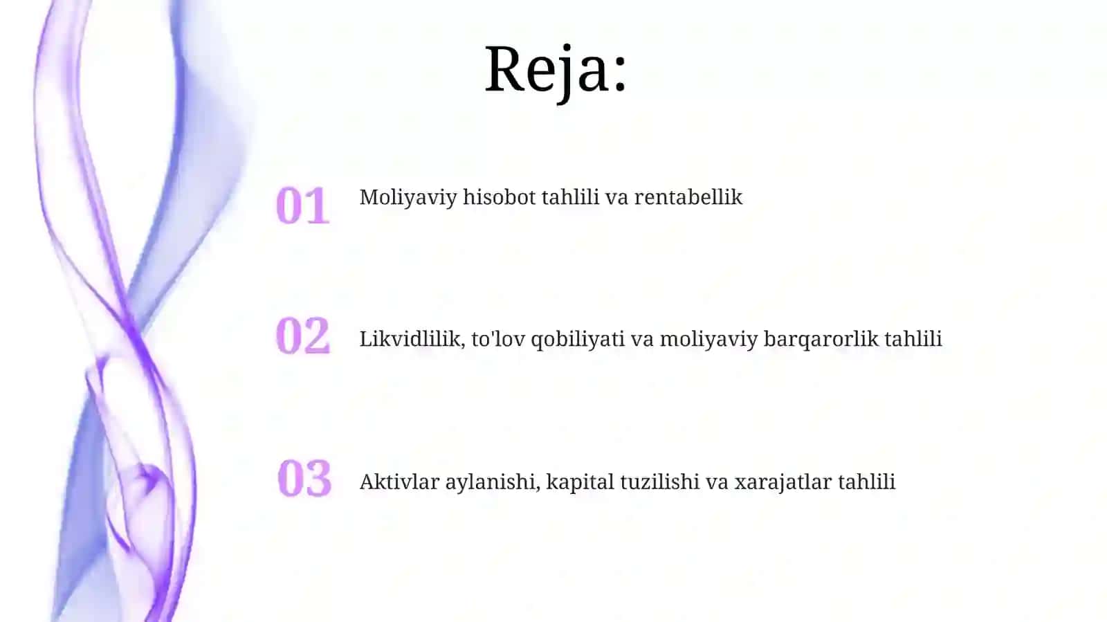 Moliyaviy hisobot tahlili 2