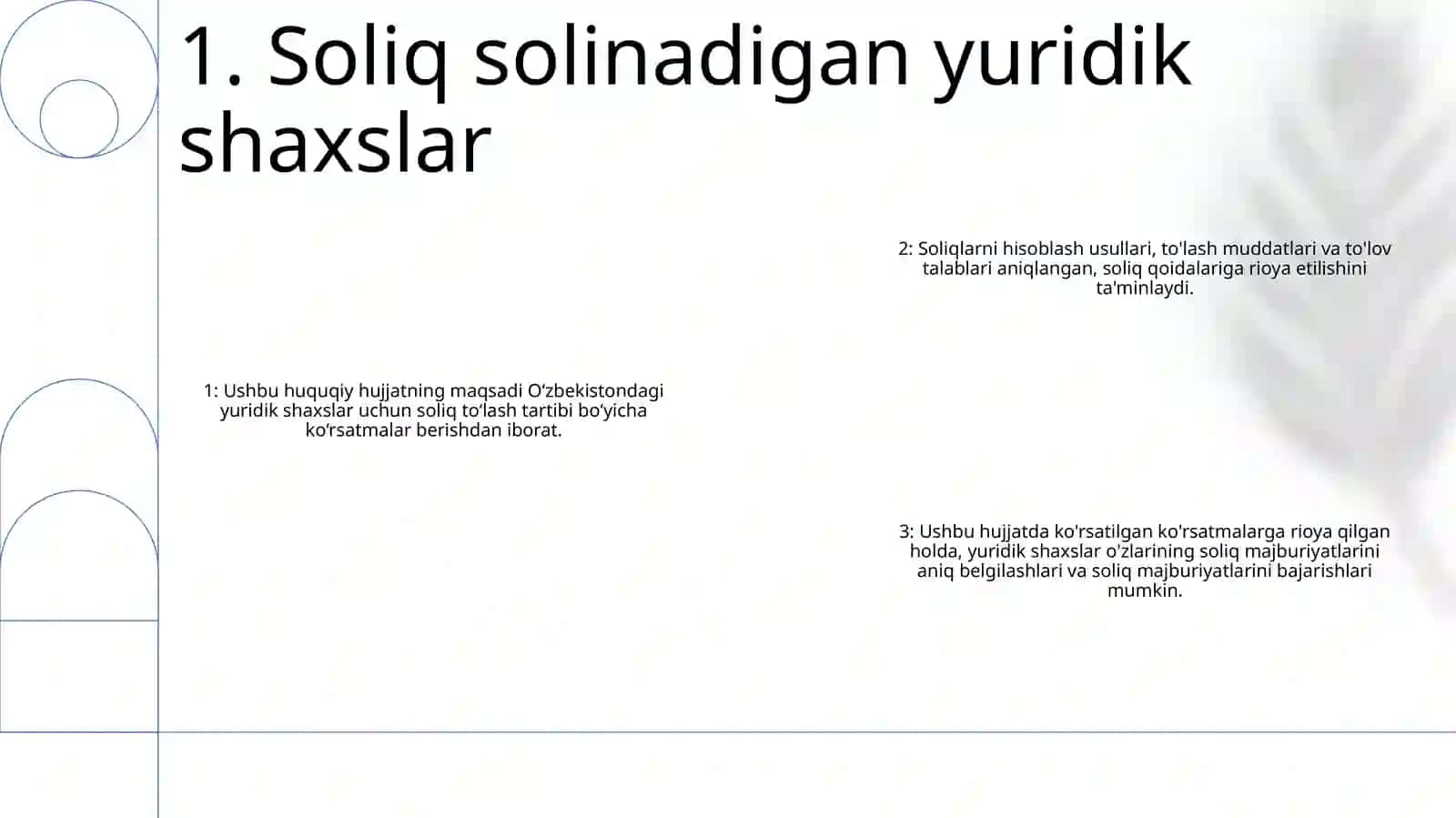 Yuridik Shaxslarning Mol-Mulkiga Solinadigan Soliqni Undirish Usullari 2