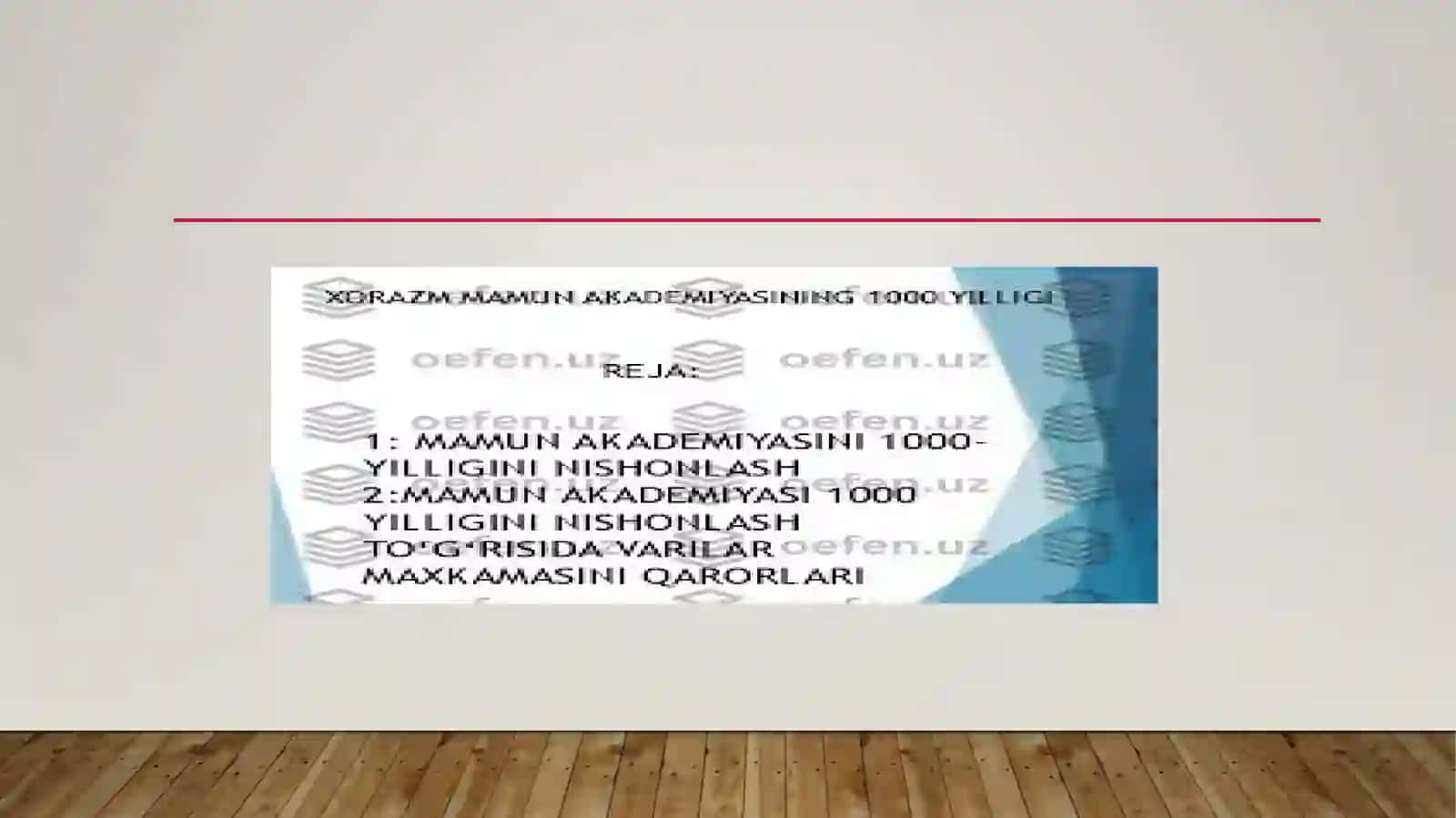 Xorazm Ma’mun akademiyasi 2