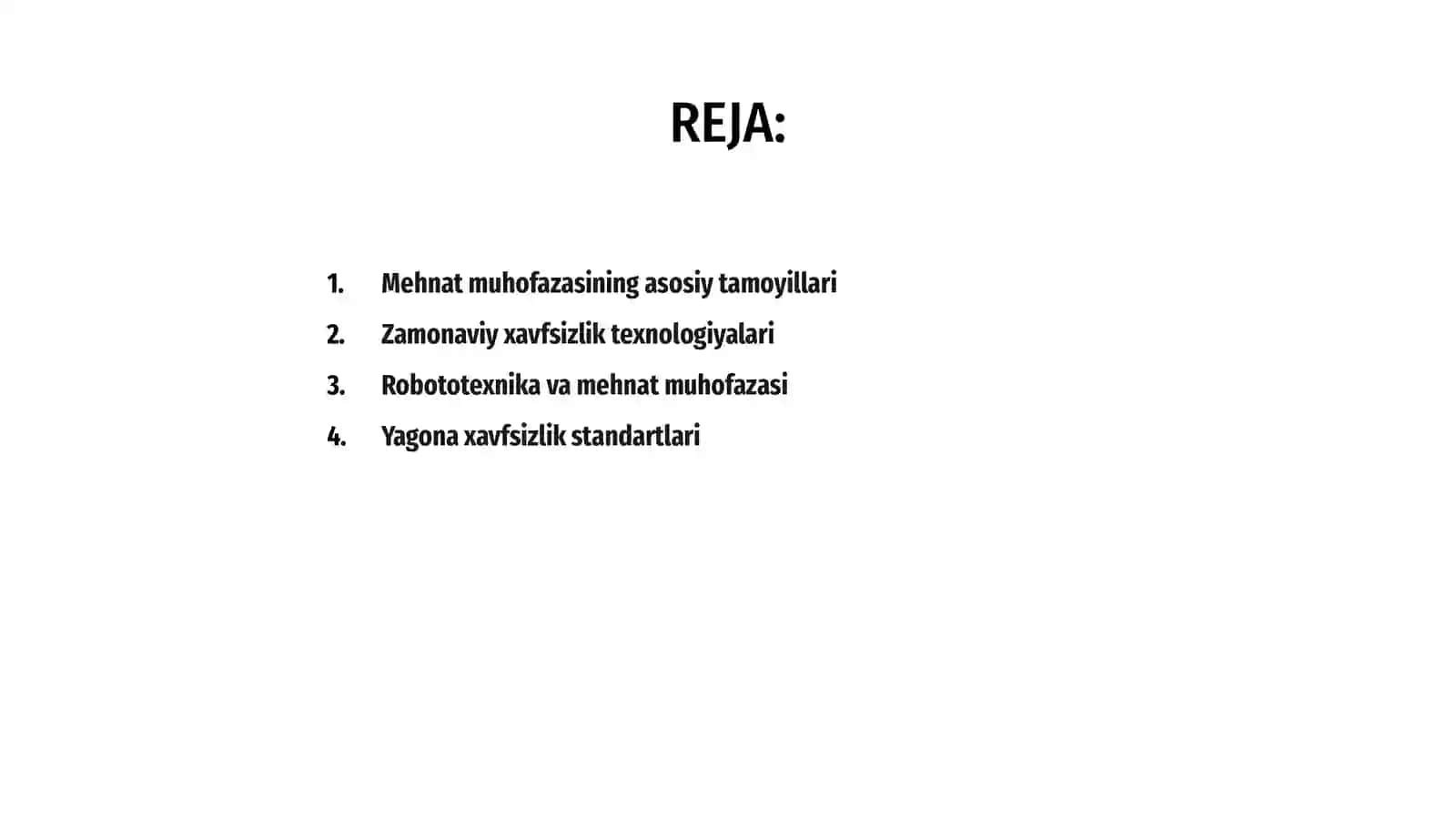 Mehnatni muhofaza qilishning zamonaviy texnika, texnologiyalari 2