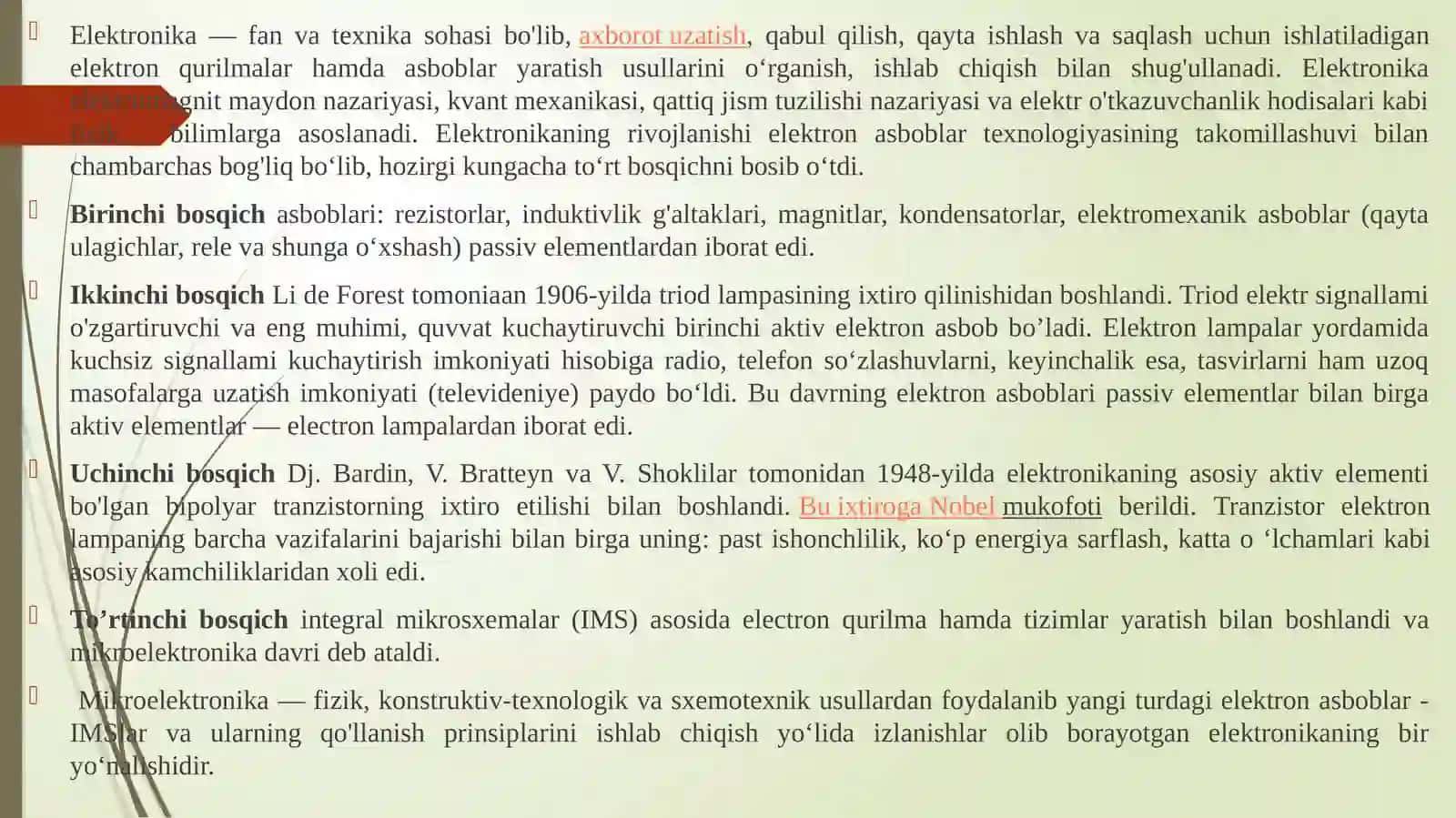 Zaryadaloqali (bogʻlanishli) asboblar (ZAA). Strukturasi va ishlashtamoyili.ZAAlarning parametrlari.ZAAlarning qoʻllanilishi 2