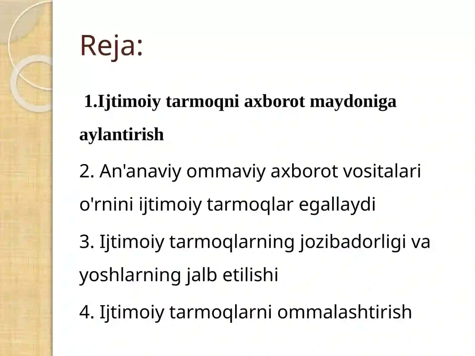 Ijtimoiytarmoqlardagi axborot xurujlari va tahdidlar 2