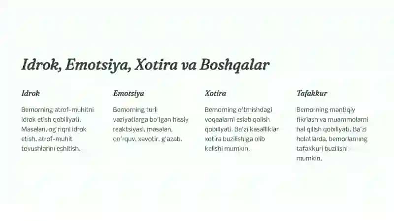 Idrok-Ongemo, Tafakkur Sezgisi 2
