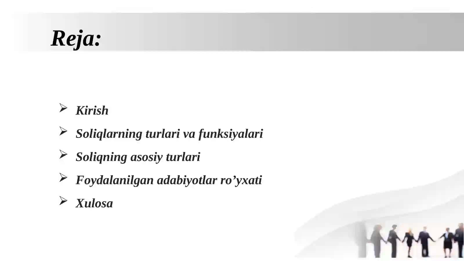 Soliqlar va ularning lanishi 2
