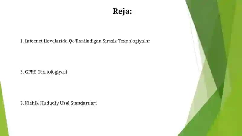 Internet Ilovalarida Qo'llaniladigan Simsiz Texnologiyalar 2