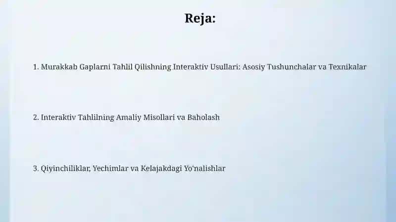 Murakkab Gaplarni Tahlil Qilishning Interaktiv Usullari 2