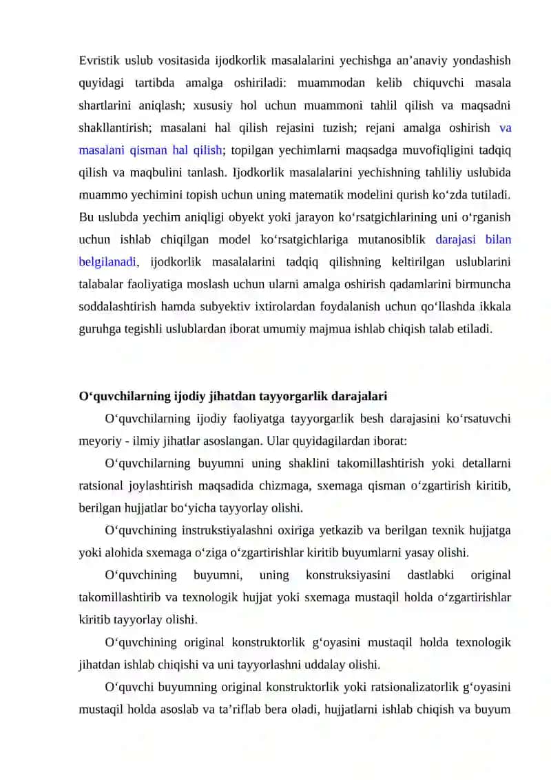TEXNIK MODELLAR KLASSIFIKATSIYASI 2