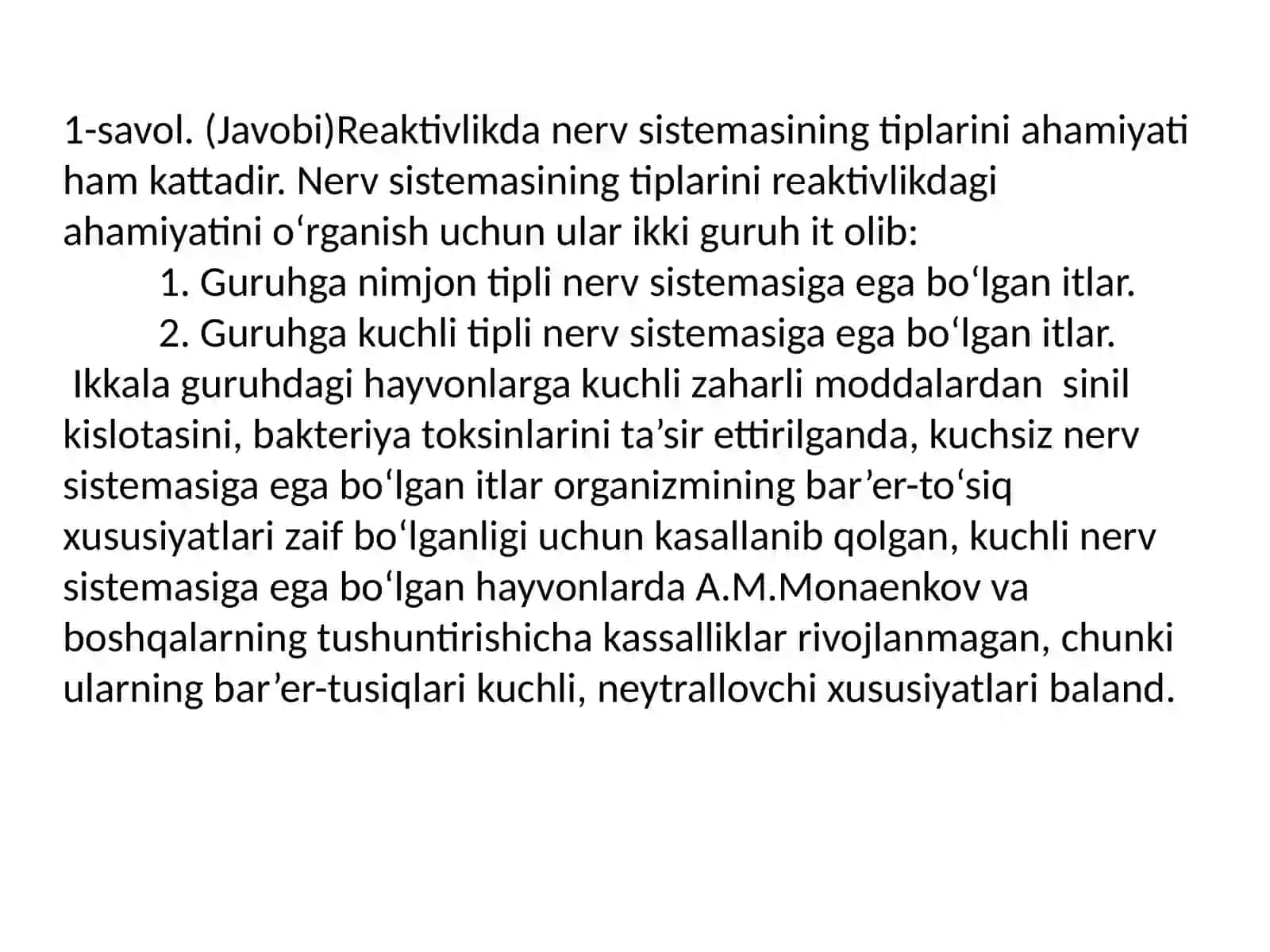 Ҳайвонлар патофизиологияси 2