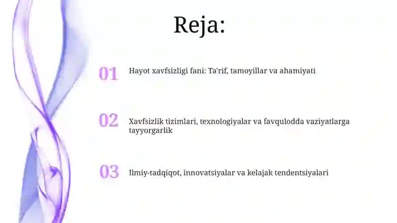 Hayot xavfsizligi fani: Ta'rif, tamoyillar va ahamiyati 2