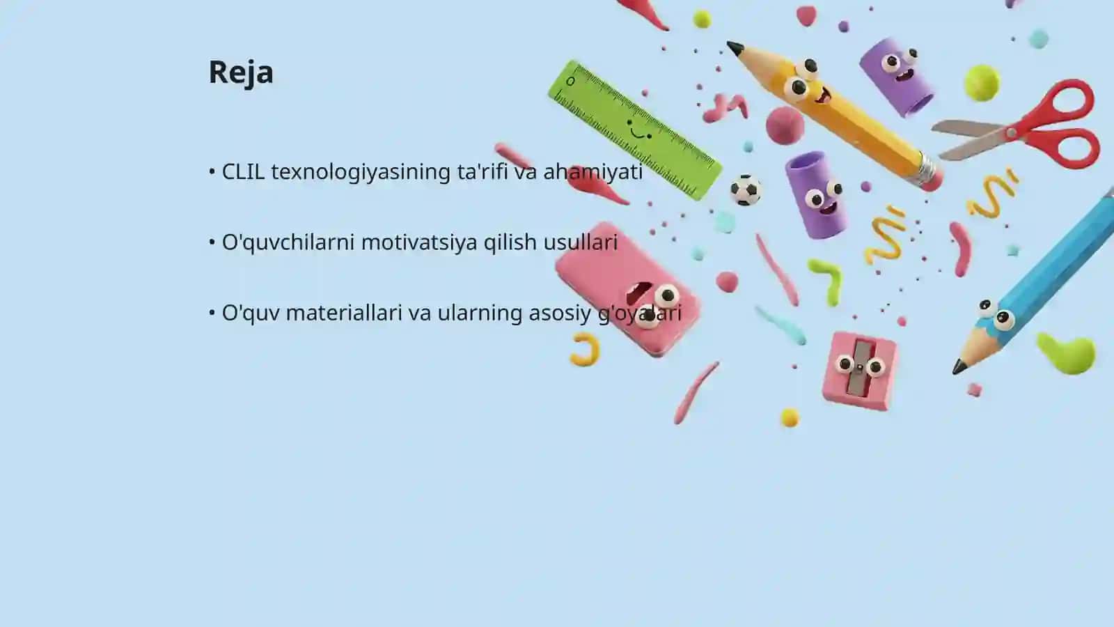 O'quvchilarni o'quv materiallarining asosiy goyasini o'rganishga qiziqishida CLIL texnalogiyasidan foydalanish 2