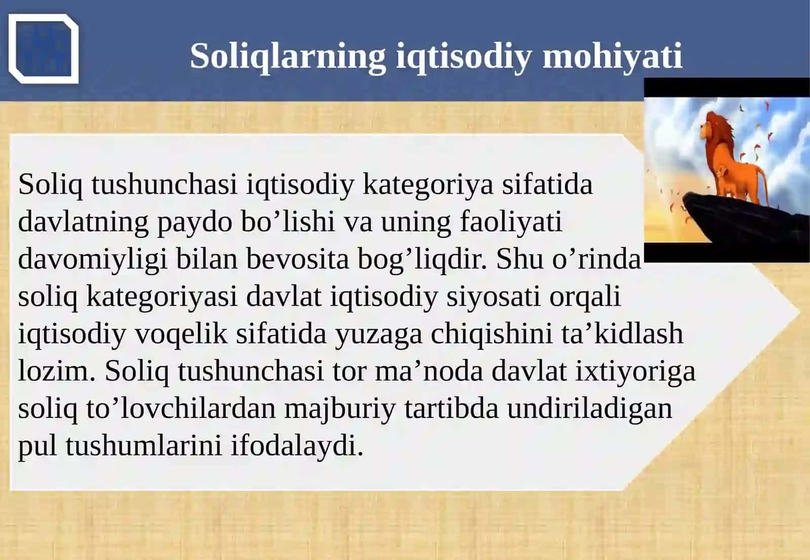 SOLIQLARNING IQTISODIY MOHIYATI VA AHAMIYATI 2