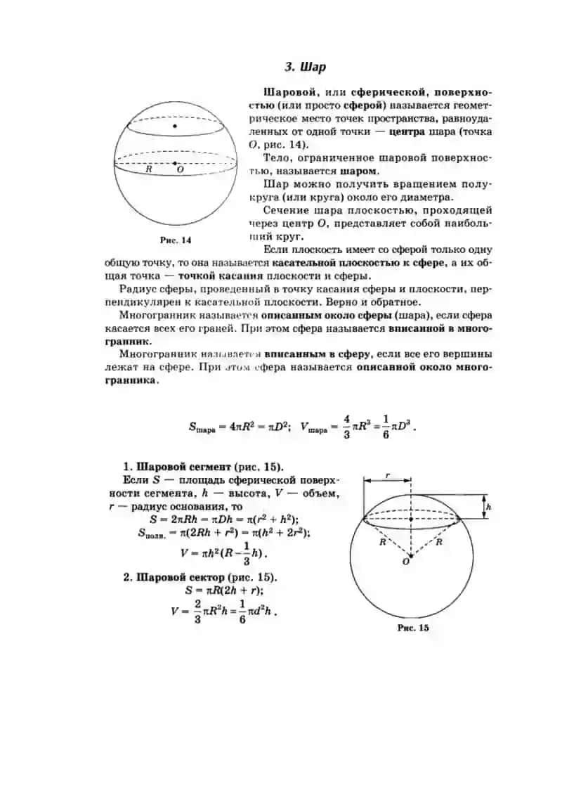 Тела Врощения. Цилиндр. Конус. Шар. 2