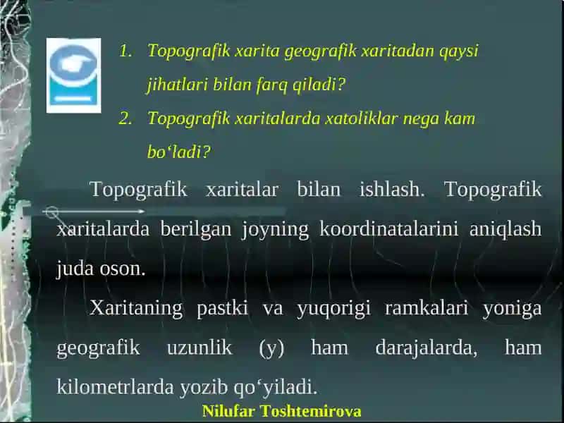Topografik xaritalar 2