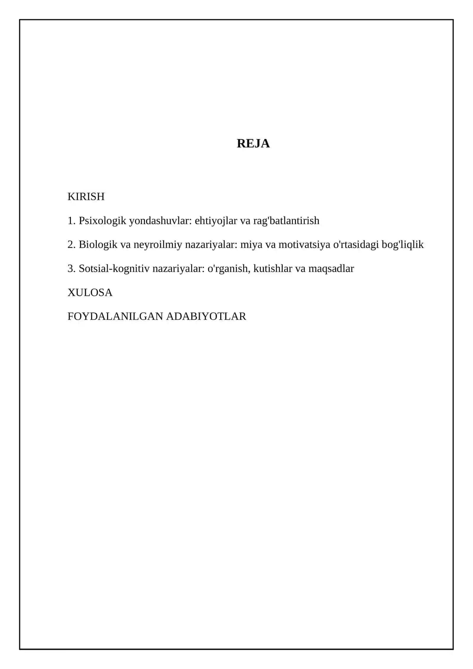 motivatsiyani o`rganishga oid asosiy yondashishlar 2