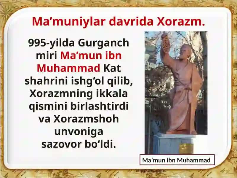 Xorazm davlati va uning yuksalishi 2