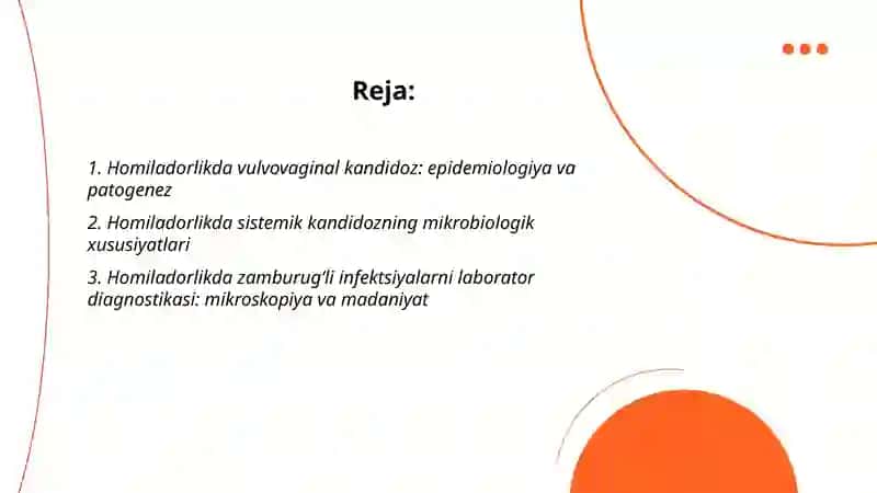 Homladorlikda zamburugʻli infeksiyalar (mikrobiologiya va virussologiya 2