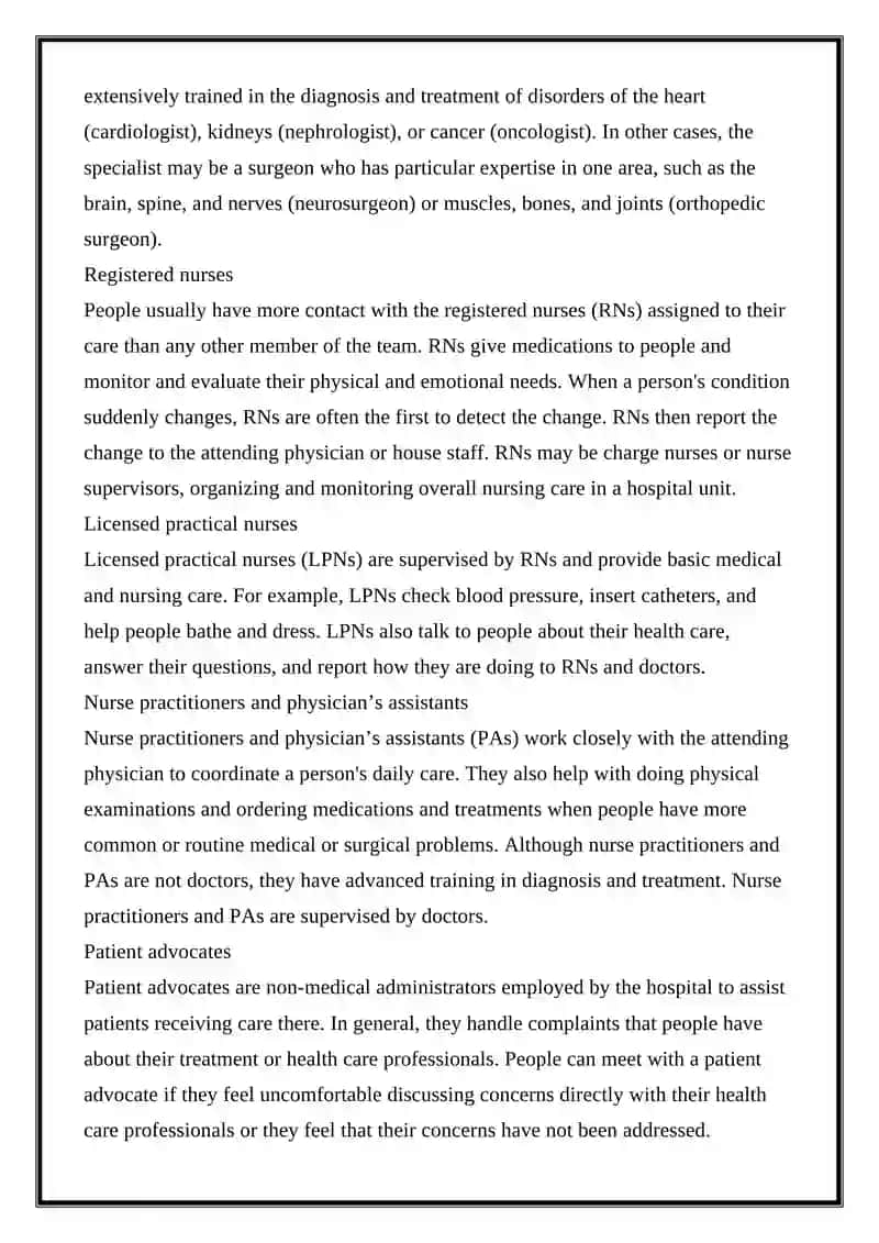 Hospital Staff 2