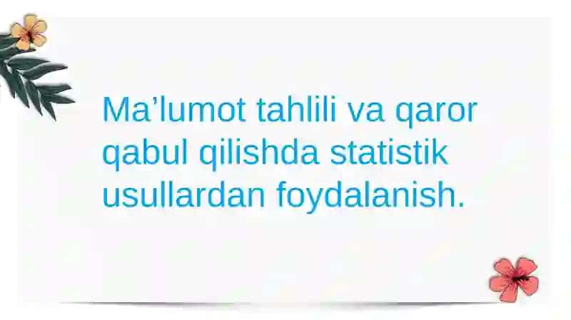 Saydullayeva Oydinoyning qaror qabul qilish fanidan tayyorlagan taqdimoti 2