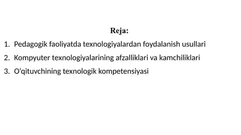 O'qituvchi pedagogik faoliyatida kompyuter texnologiyalaridan foydalanish 2