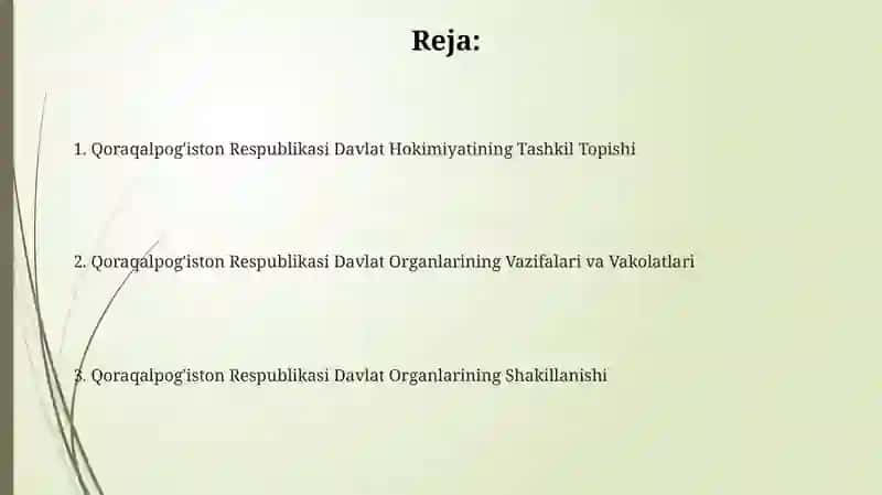 Qoraqalpog‘iston Respublikasi Davlat Organlarining Tashkil Topishi 2