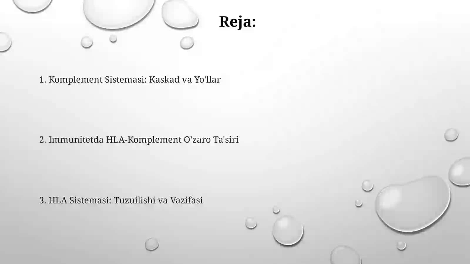 HLA-tizimi(MHC).Komplementtizimi 2