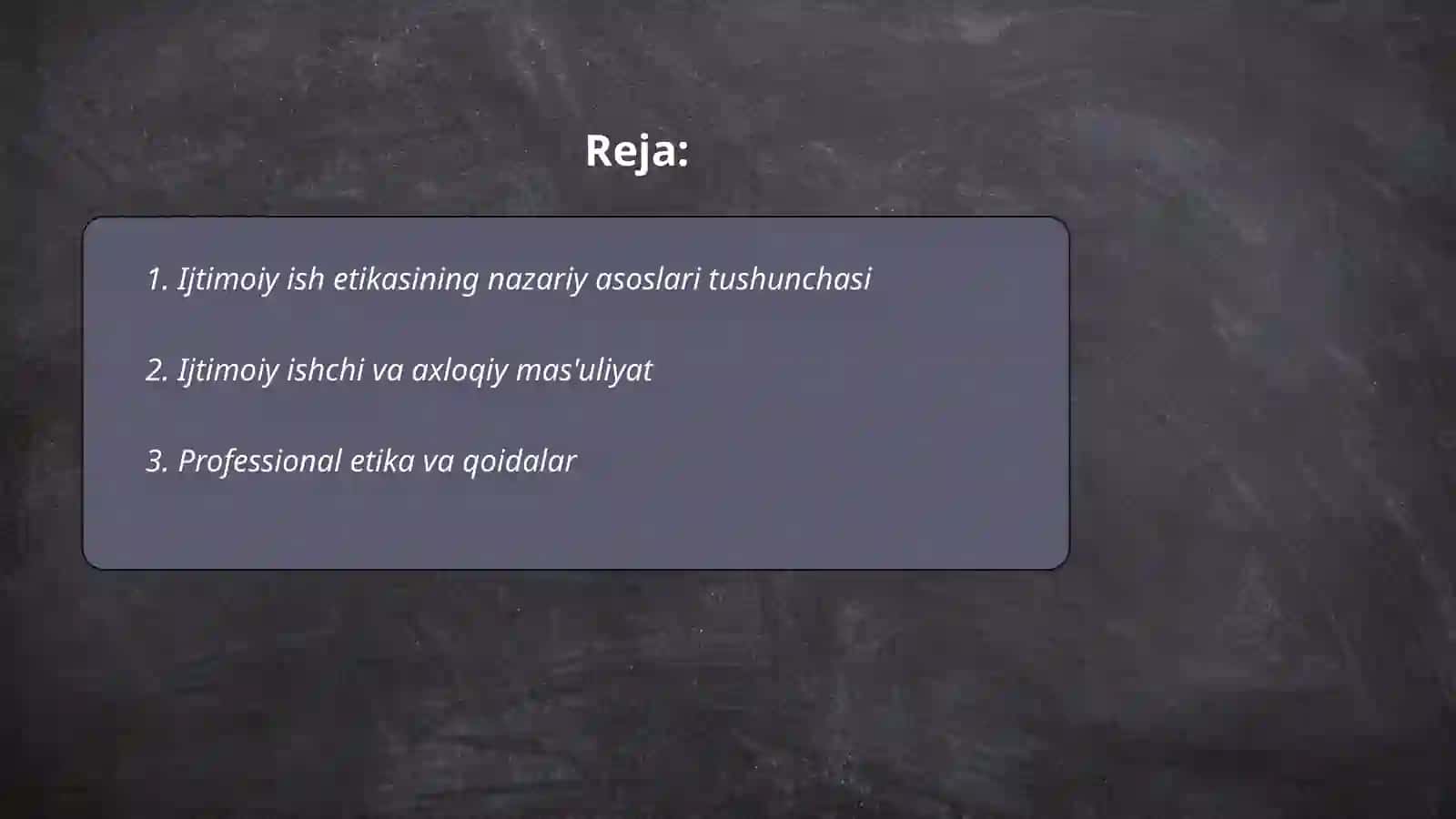 Ijtimoiy ish etikasining nazariy asoslari 2