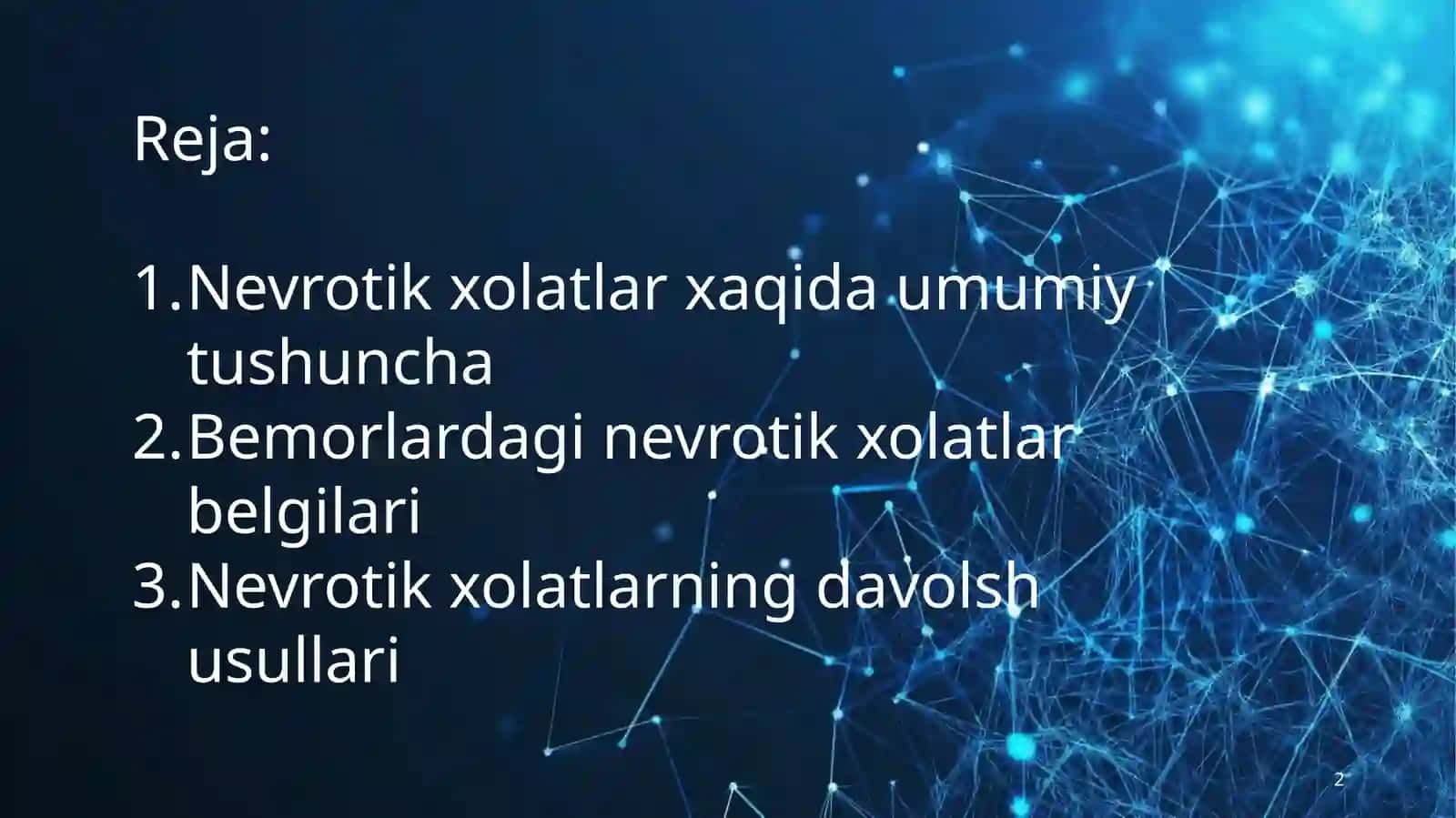 Bemorlardagi nevrotik holatlarni tahlili 2