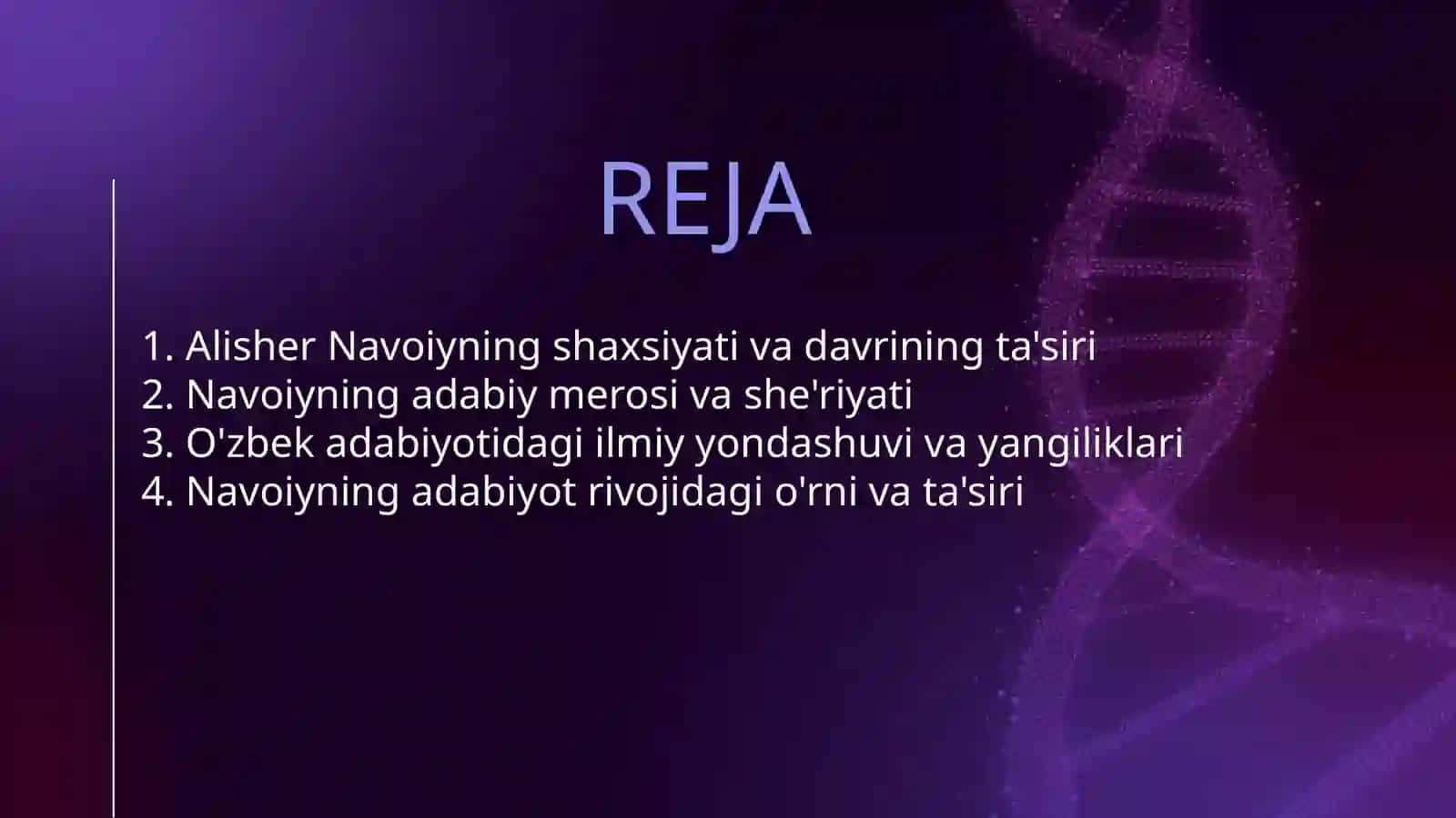 ALISHER NAVOIY - O’ZBEK ADABIYOTINING ILMIY ASOSCHISI 2