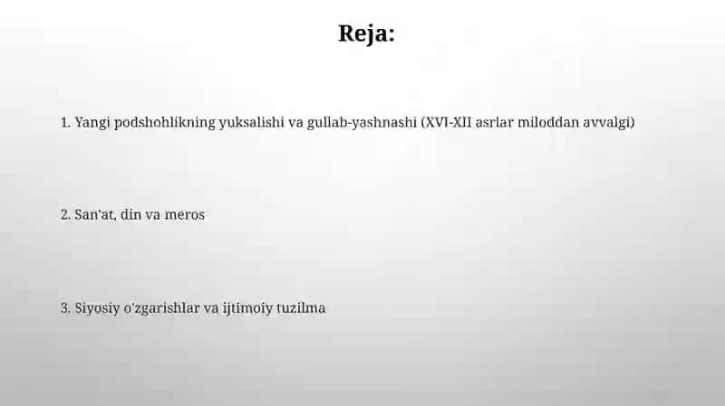 Soʻnggi podsholik davrida Misr (mil.avv.XVI-XII asrlar va mil.avv.XI-IV asrlar) 2