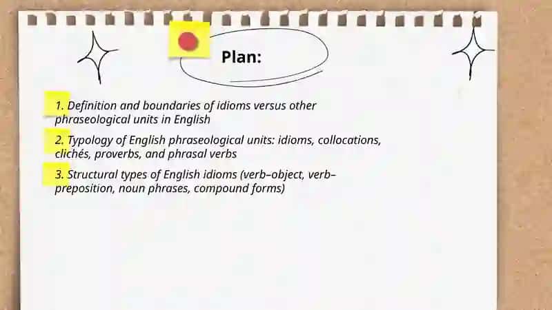 Idioms and Phraseological Units: Typological Features 2