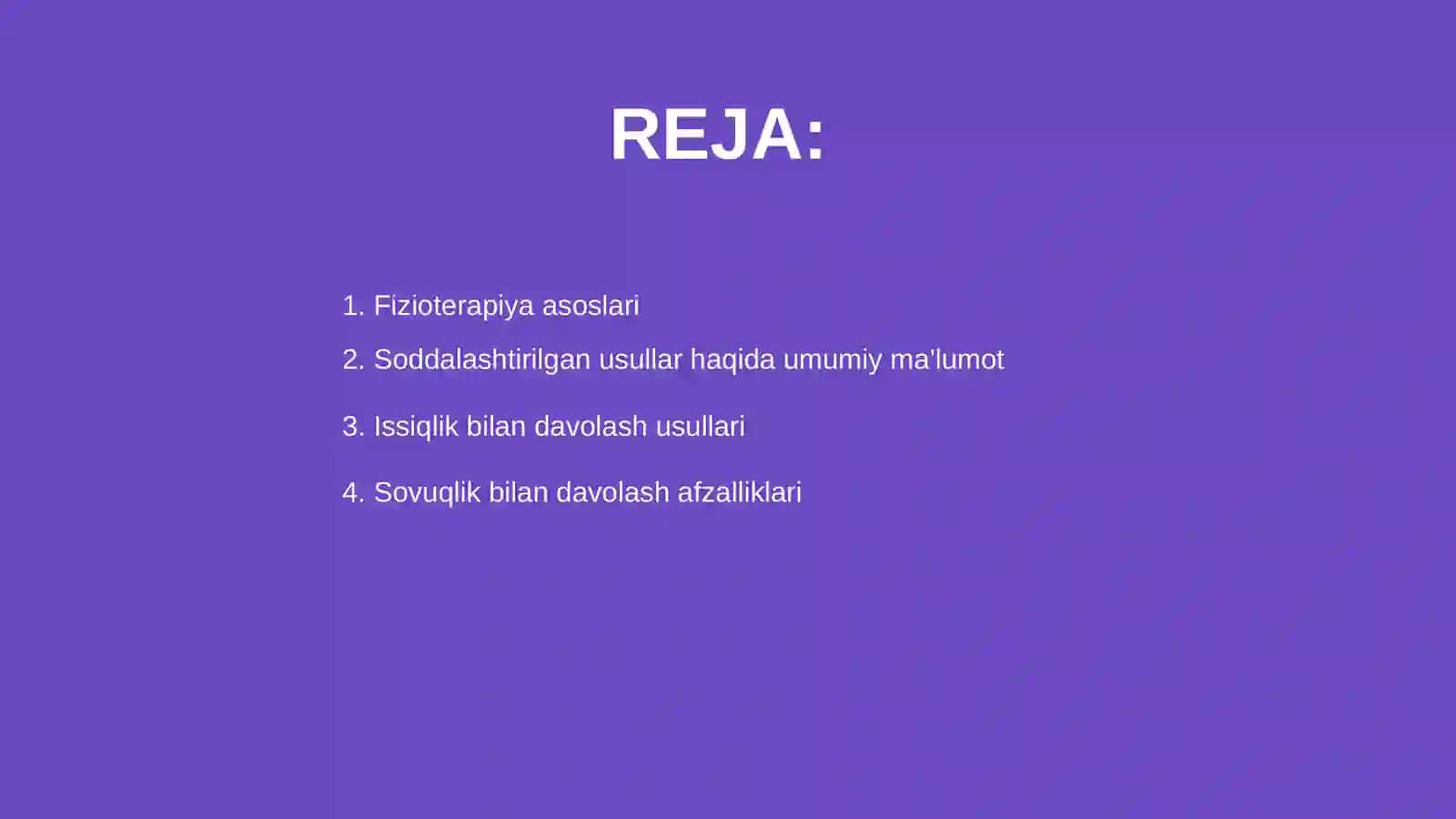 Soddalashtirilgan fizioterapiya usullari 2