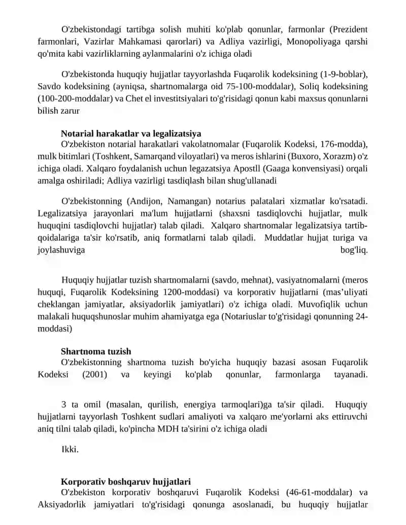 Qonun loyihalarini tuzish texnikasi 2