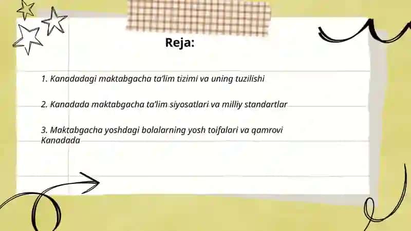 Kanada maktabgacha taʼlim va oʻquvchilari 2