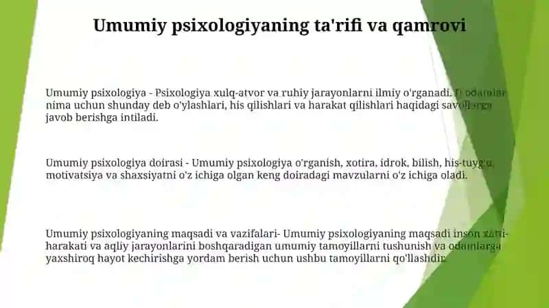 Umumiy Psixologiya Fanining Maqsad Va Vazifalari 2