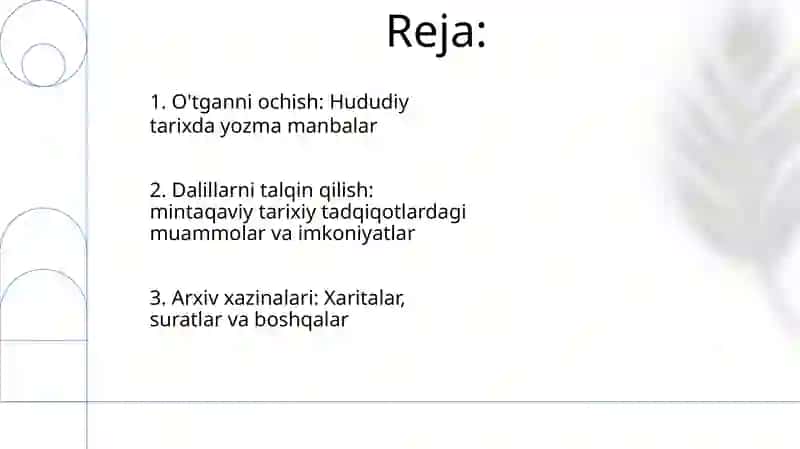Tarixiy o‘lkashunoslikni o‘rganishda yozma va arxiv manbalarning tutgan o‘rni 2