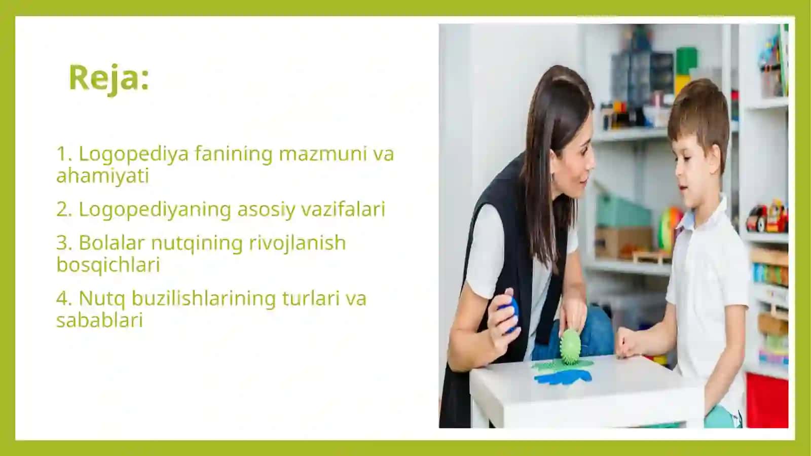 Logopediya fanining mazmuni va ahmiyati 2