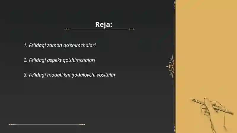 Gramatik ma'noni ifodalovchi vositalar 2