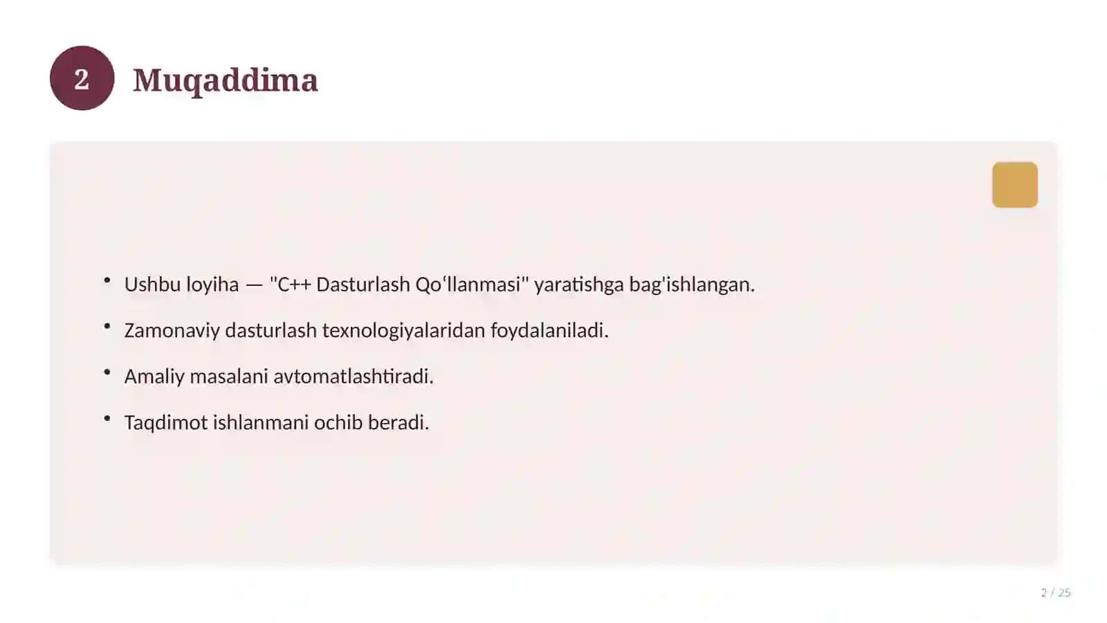 C++ Dasturlash Qo‘llanmasi 2