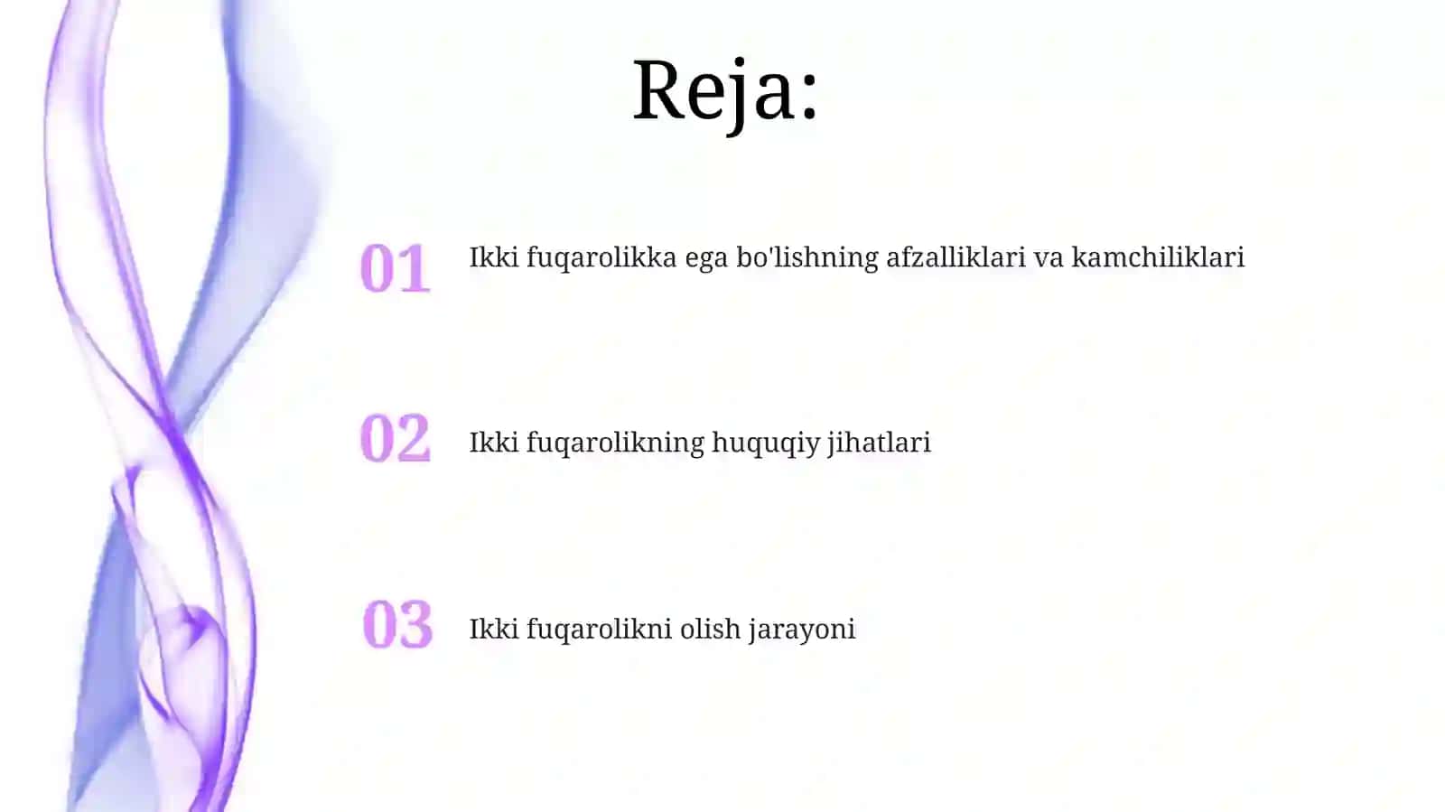 Ikki fuqarolikka ega bo'lishning afzalliklari va kamchiliklari 2