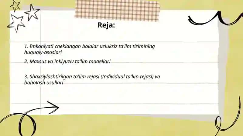 Imkoniyati cheklangan bolalar uzluksiz talim tizimi 2