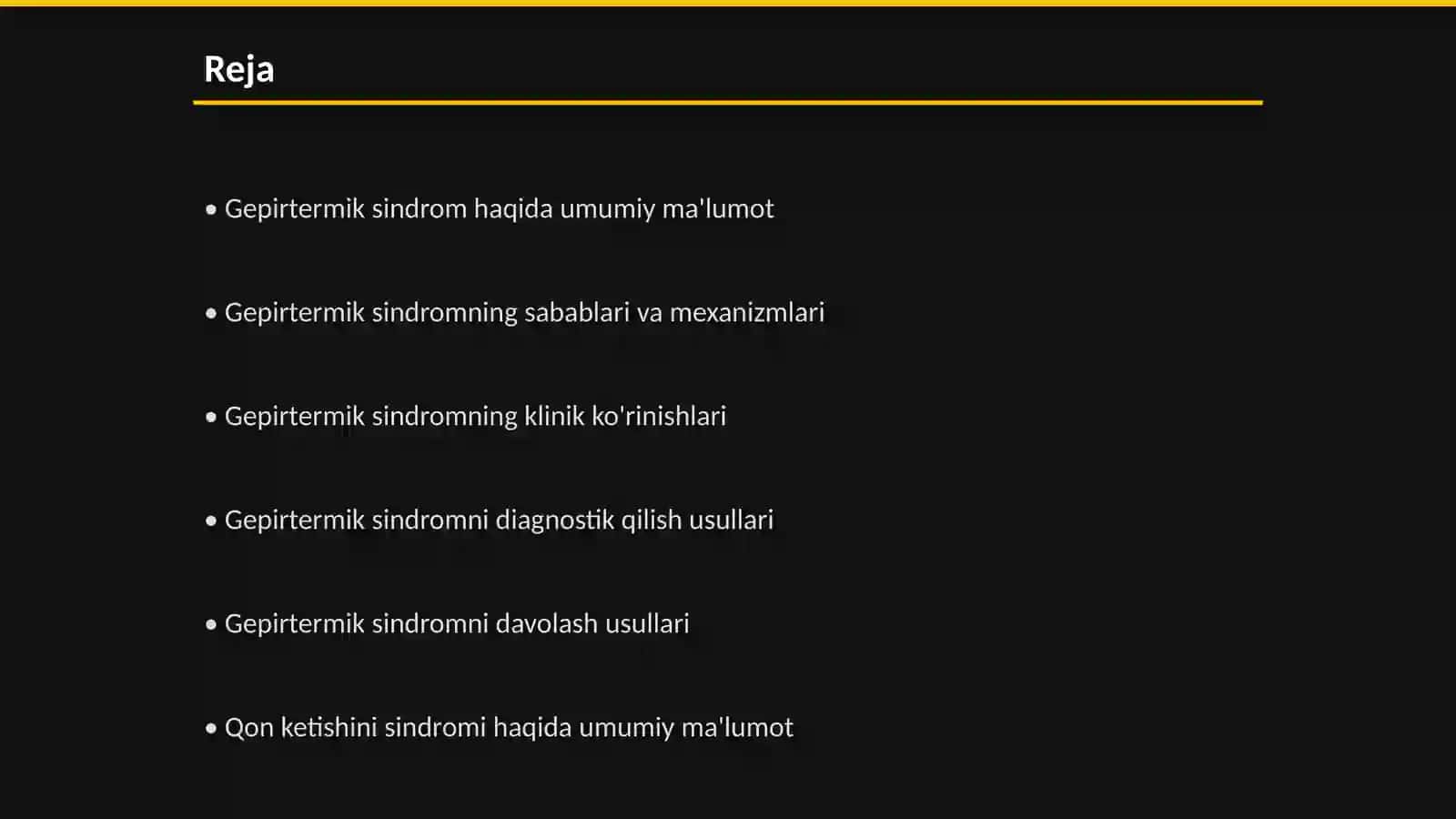 Gepirtermik sindrom.Qon ketishini sindromi.Oʻpkadan qon ketish 2