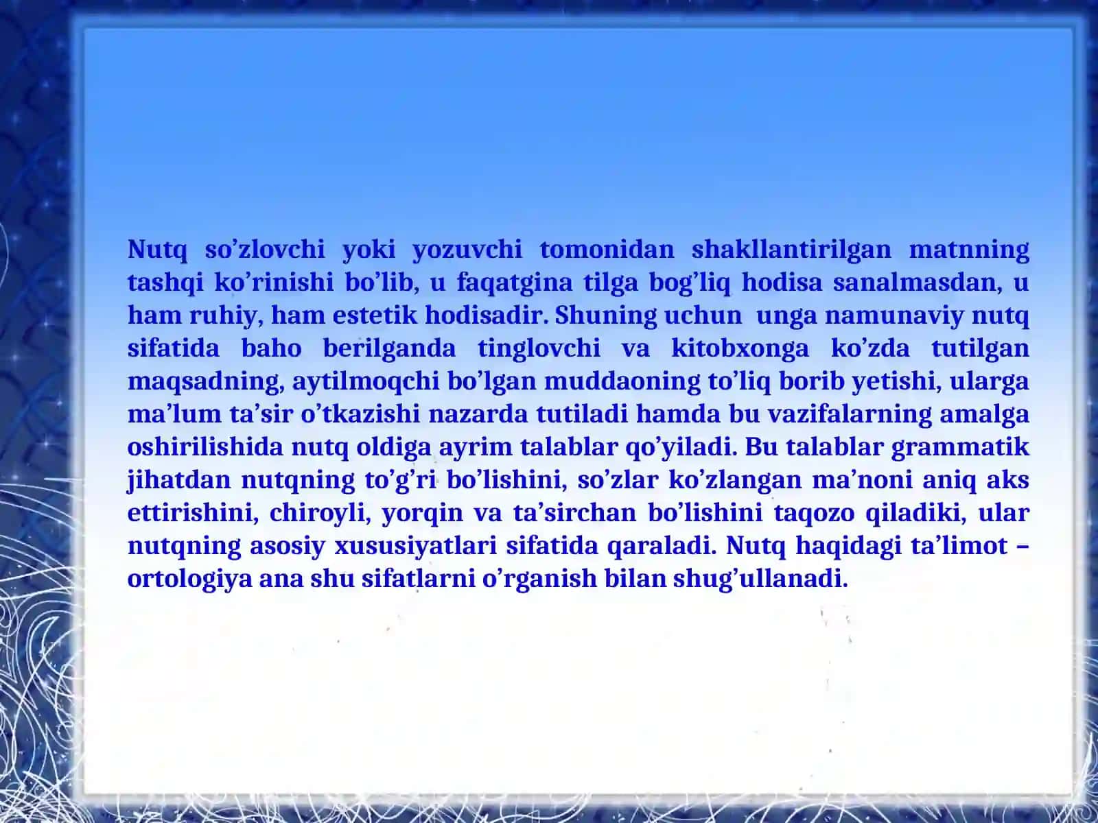 NUTQNING GENETIK BO'LINISHI NUTQ TOVUSHLARINING FONETIK O’ZGAISHI 2